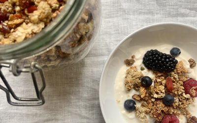 Crunchy homemade granola – zonder olie